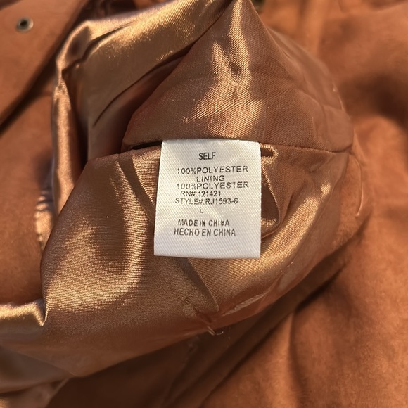 Ellison L Faux Suede Jacket - Picture 8 of 15